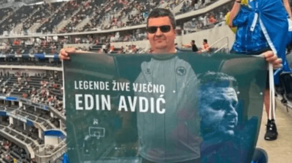 Na SoFi stadionu istaknuta zastava u čast Edina Avdića: Legende žive vječno