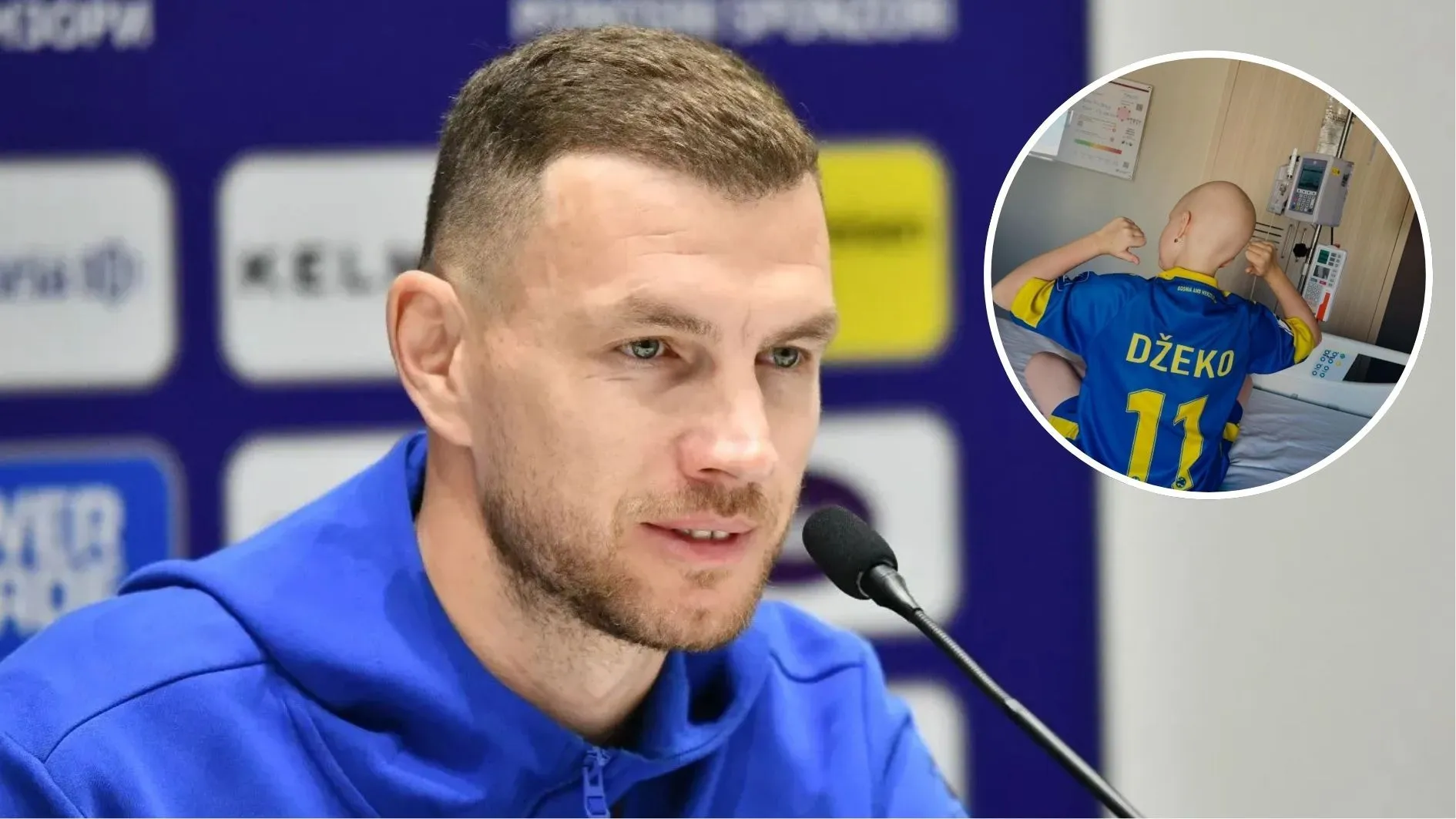 Uoči utakmice Džeko pokazao ko su najvjerniji navijači reprezentacije Bosne i Hercegovine
