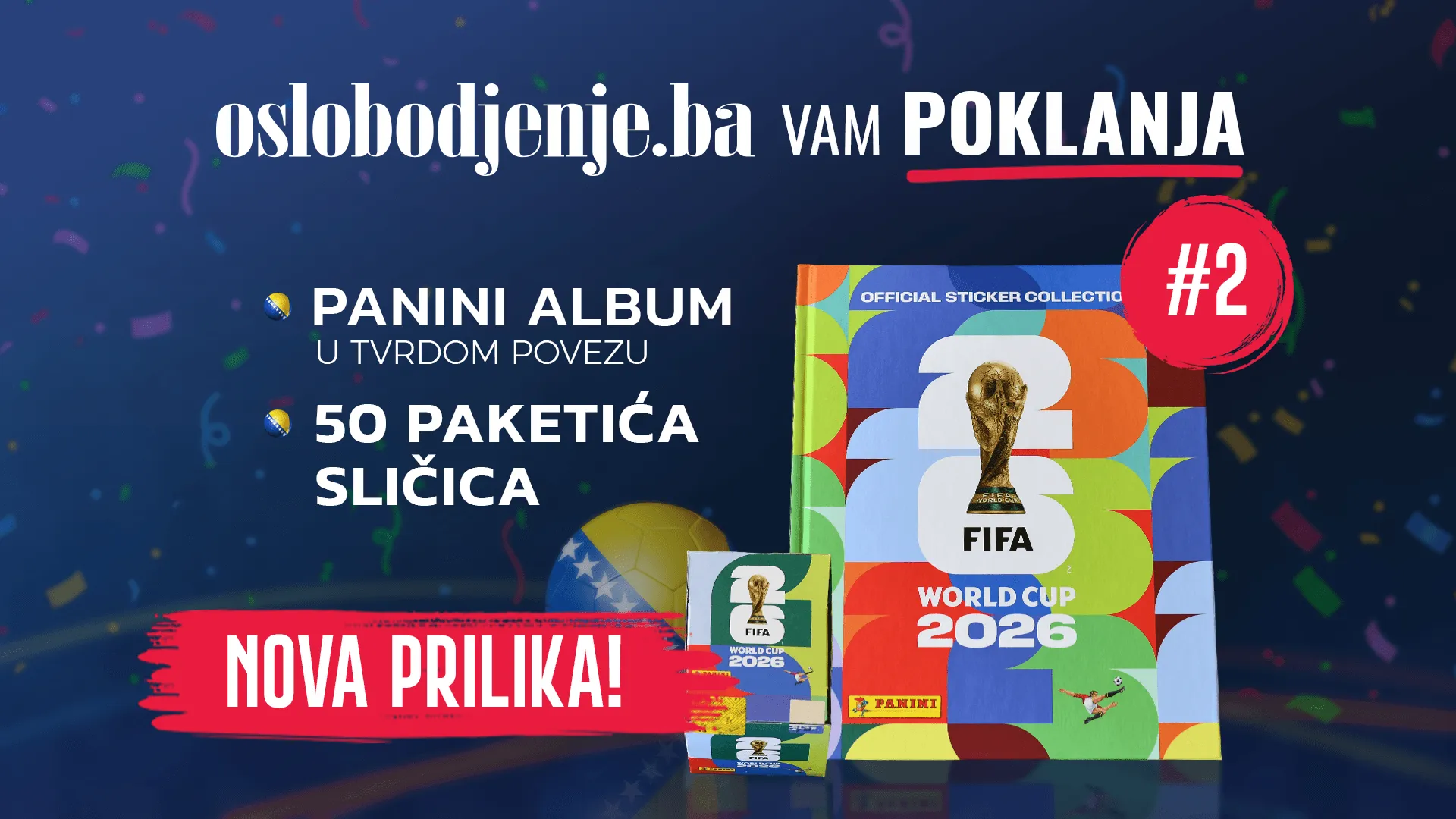 Panini groznica ne jenjava: Dijelimo novi kolekcionarski set za Mundijal 2026