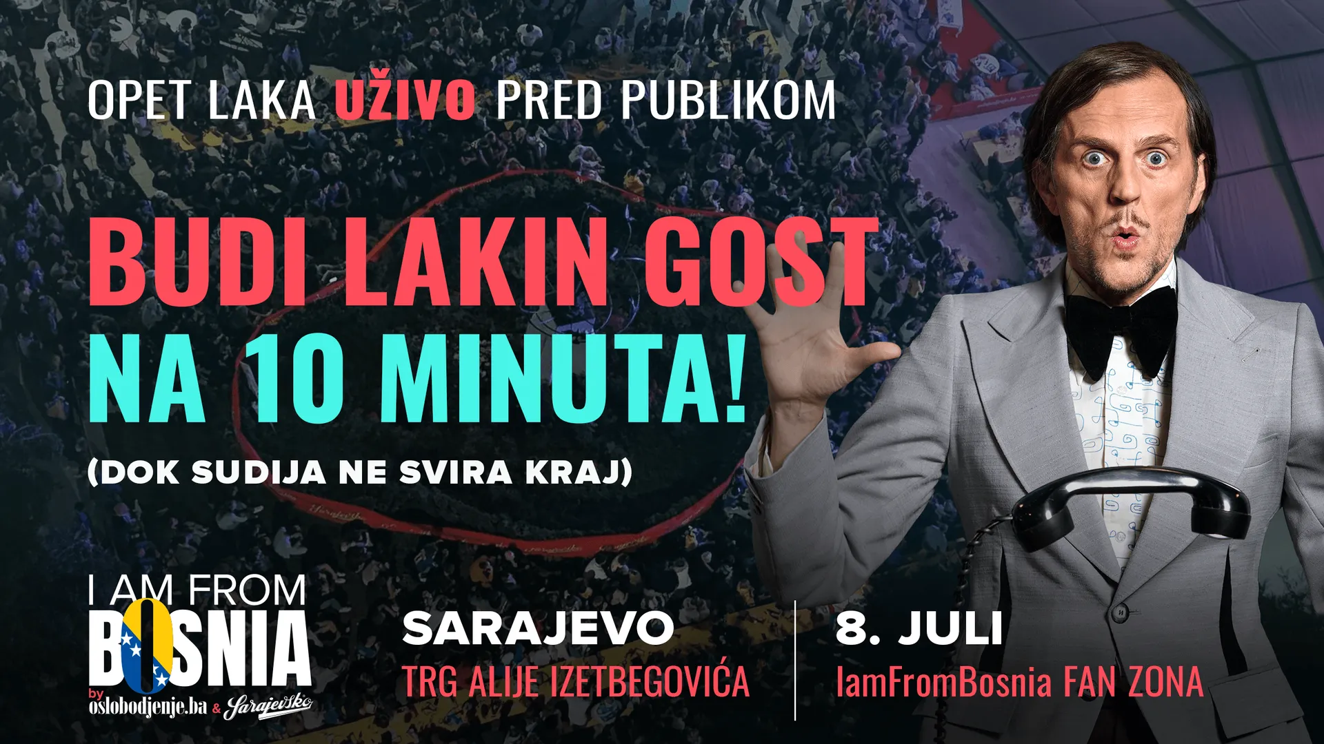 Prijavite se za svojih 10 minuta sa Lakom: Najpopularniji podcast u BiH bira vas za gosta