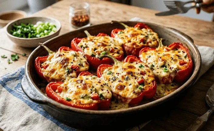 Ovaj recept za punjene paprike sa sirom postat će vaš omiljeni ljetni obrok