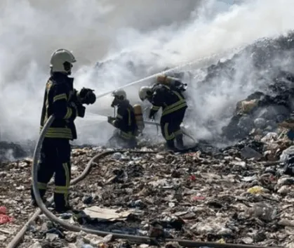 Na području Mostara proglašena tehničko-tehnološka nesreća zbog požara na deponiji Uborak