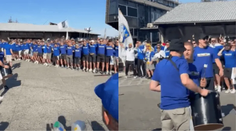 (VIDEO) Spektakularan korteo predvođen BH Fanaticosima krenuo na utakmicu