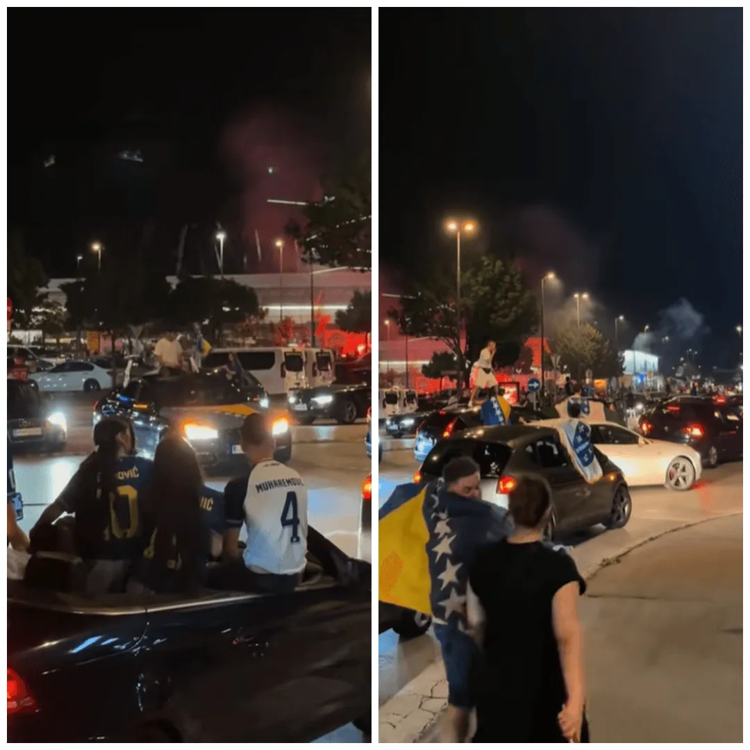 (VIDEO) Nestvarne scene, plasman BiH u nokaut fazu SP-a se slavio u Ljubljani i Mariboru