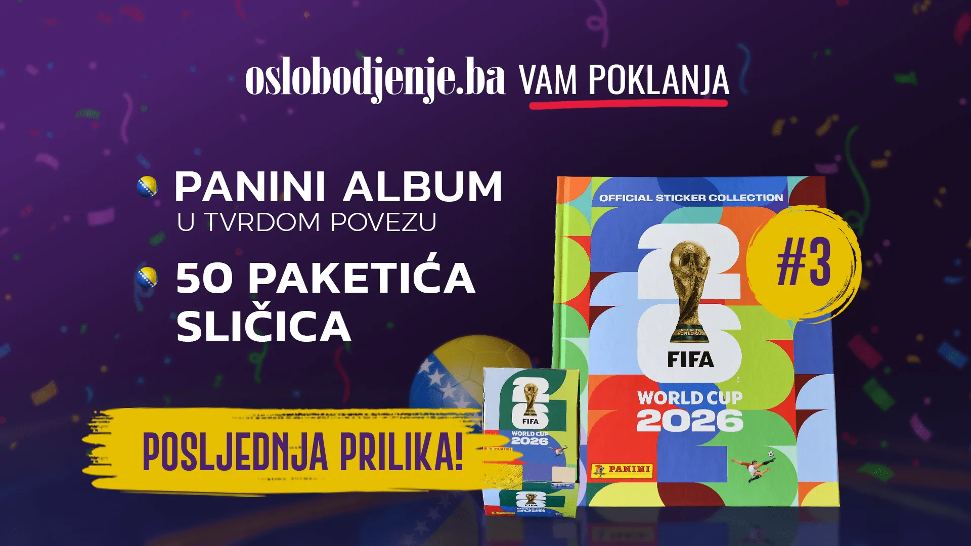 Još uvijek sakupljate sličice? Imamo posljednji Panini set za vas