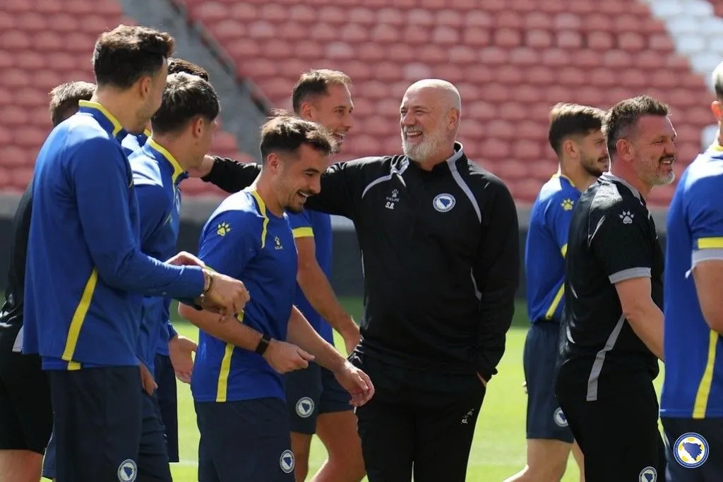 Trening reprezentacije BiH