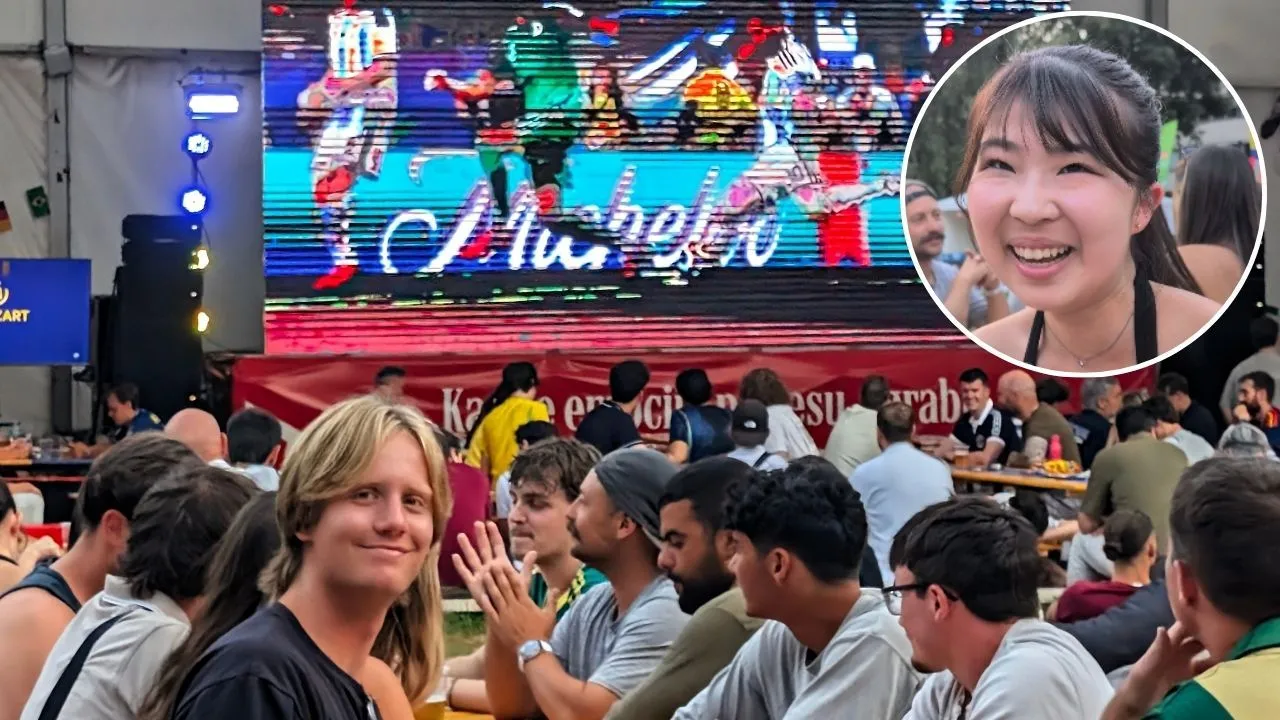 Mnogo Brazilaca u Fan zoni, usamljena Japanka podržava Samuraje