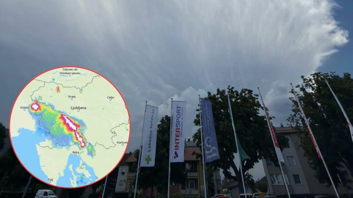 Snažno nevrijeme zahvatilo Sloveniju, obilni pljuskovi i olujni vjetar, evo prijeti li BiH