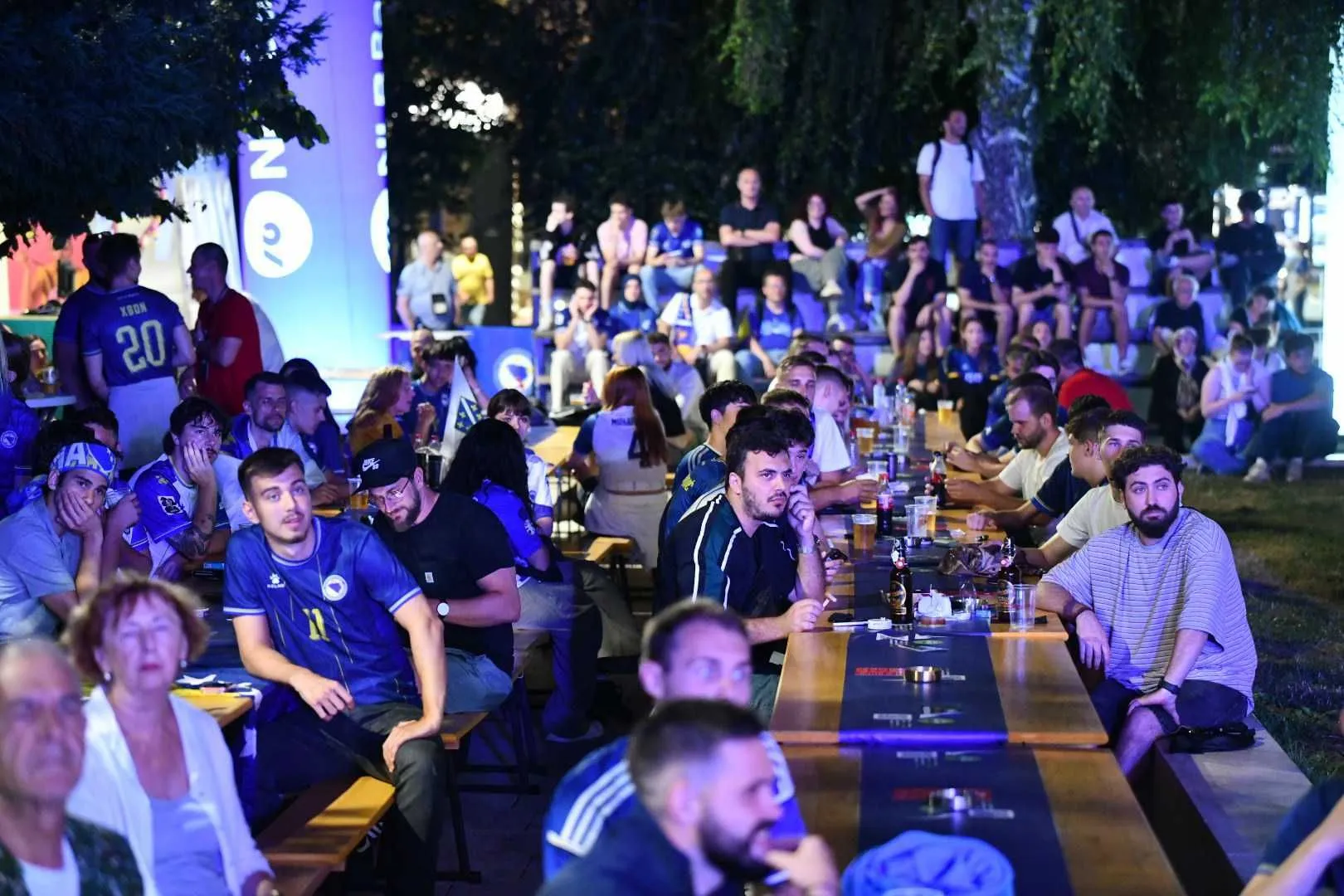 Krcata fan zona "I am from Bosnia" u Sarajevu