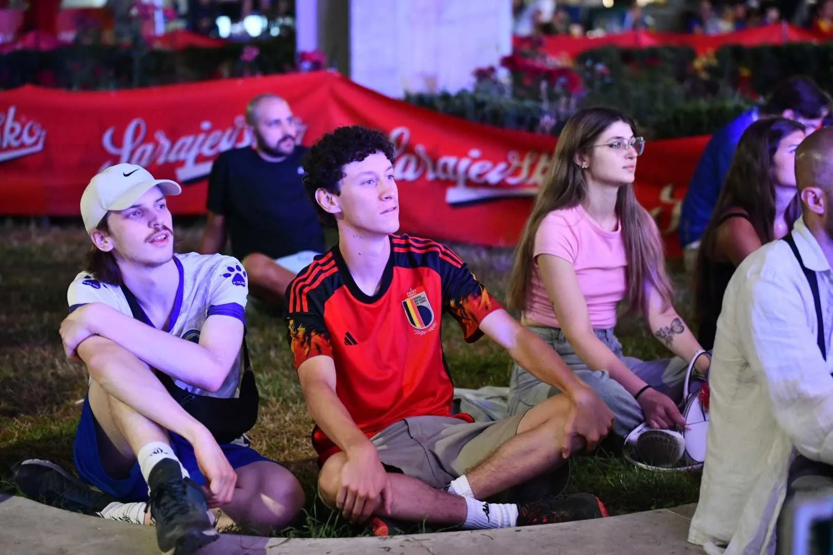 Krcata fan zona "I am from Bosnia" u Sarajevu