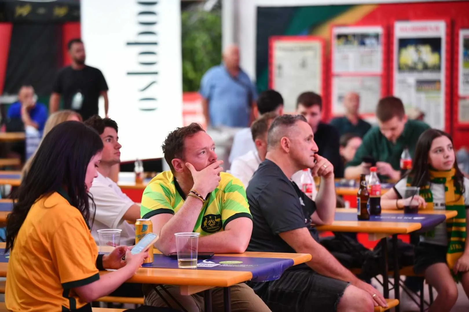 U Fan zoni "I am from Bosnia" prati se duel između Australije i Egipta