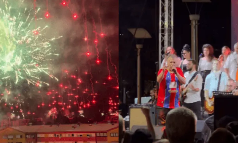 (VIDEO) FK Borac proslavio 100 godina, Nele Karajlić obukao dres i zapjevao