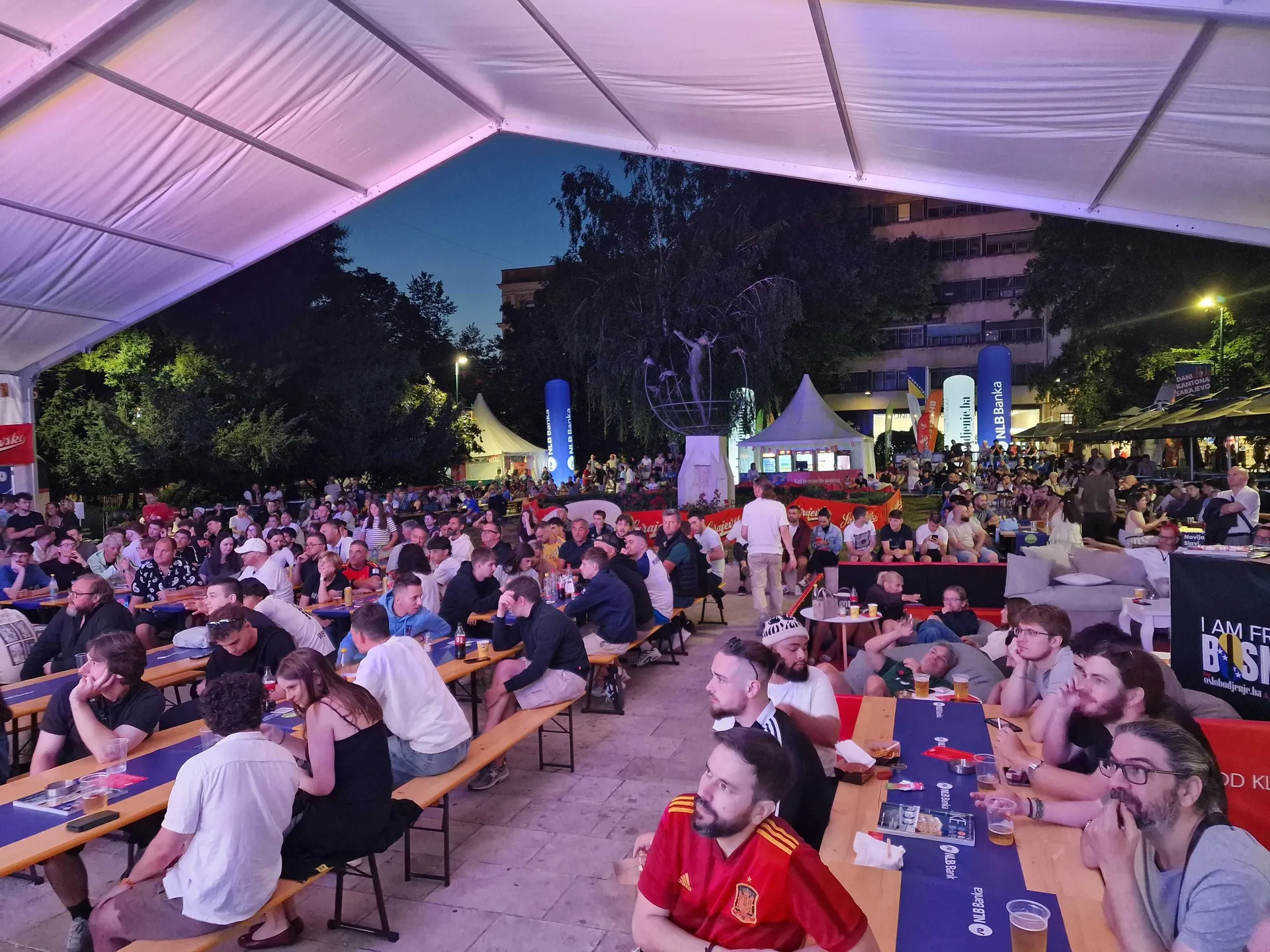 "Puna kuća" u našoj Fan zoni - pogledajte atmosferu na jednoj od najuzbudljivijih utakmica