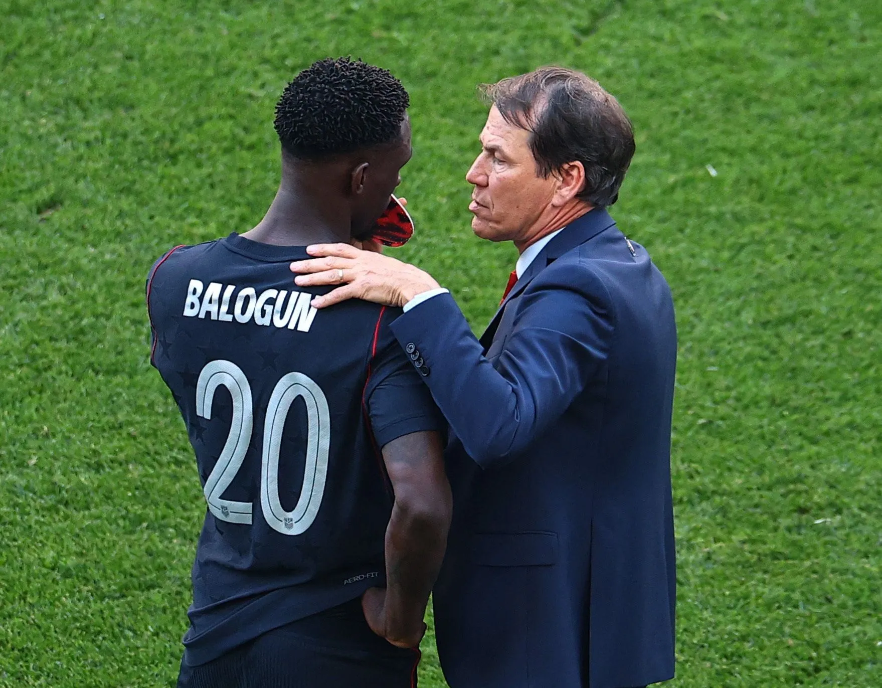 Balogun je prije utakmice prišao selektoru Belgije, poznato je o čemu su razgovarali