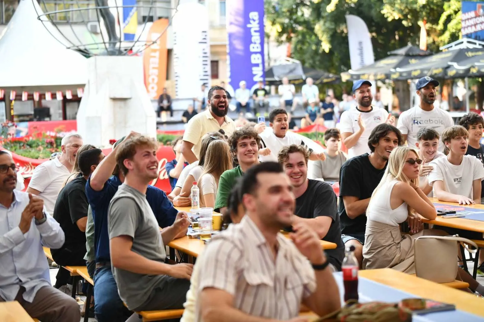 Prizori iz "I am from Bosnia" fan-zone