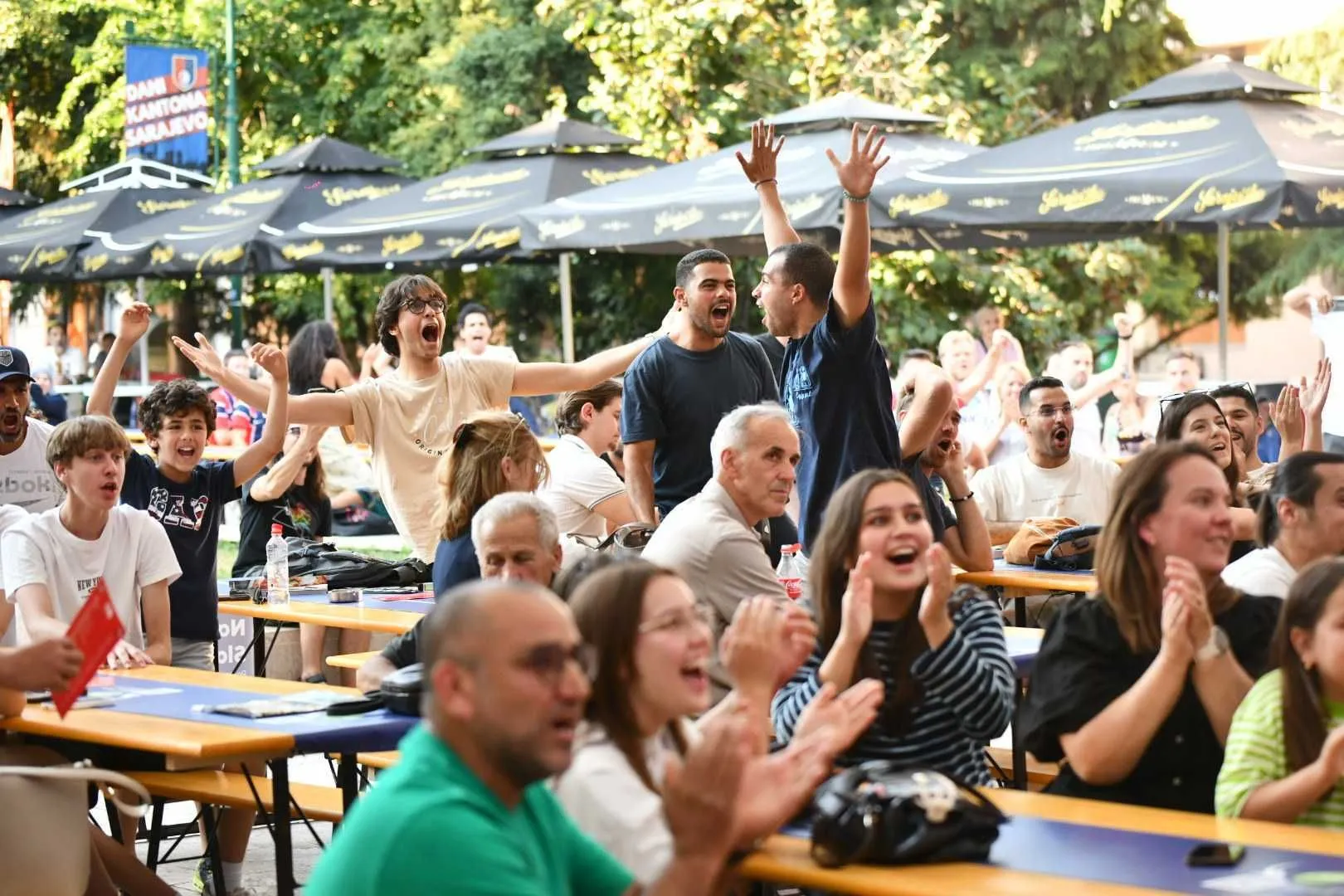 Prizori iz "I am from Bosnia" fan-zone