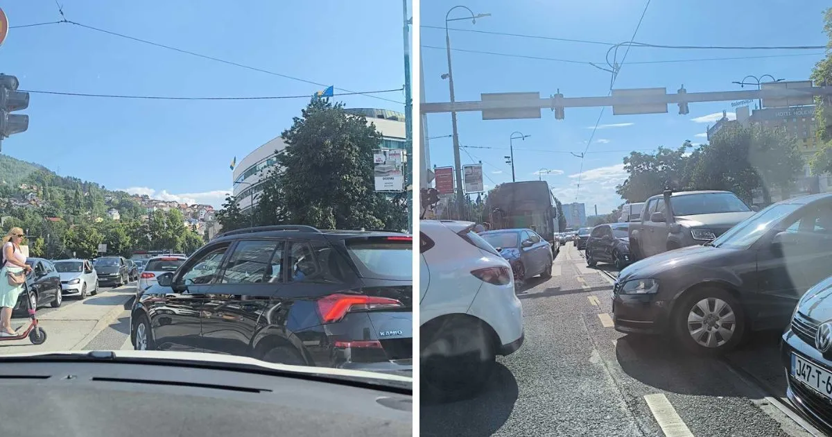 Velike gužve u Sarajevu, čitatelji javljaju: Od Skenderije do Marijin Dvora za 45 minuta