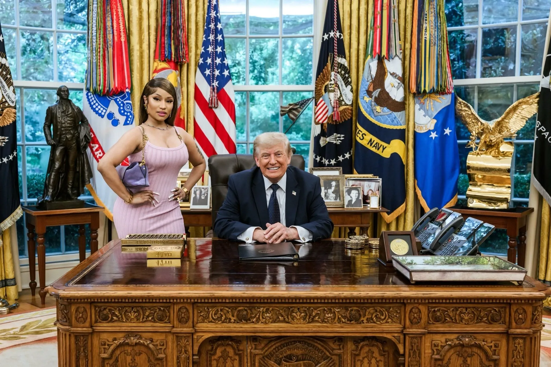 Trump u Bijeloj kući rekao da je Nicki Minaj "tako zgodna", uslijedile oštre reakcije