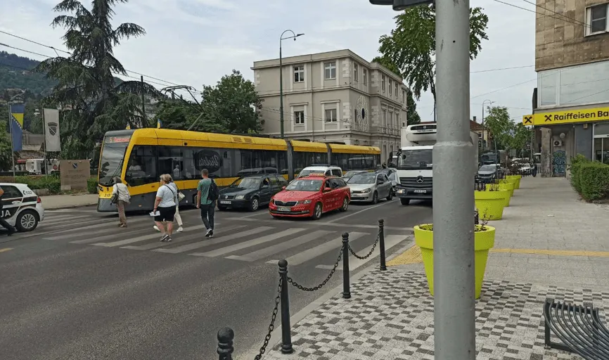 Saobraćajna nesreća, Skenderija