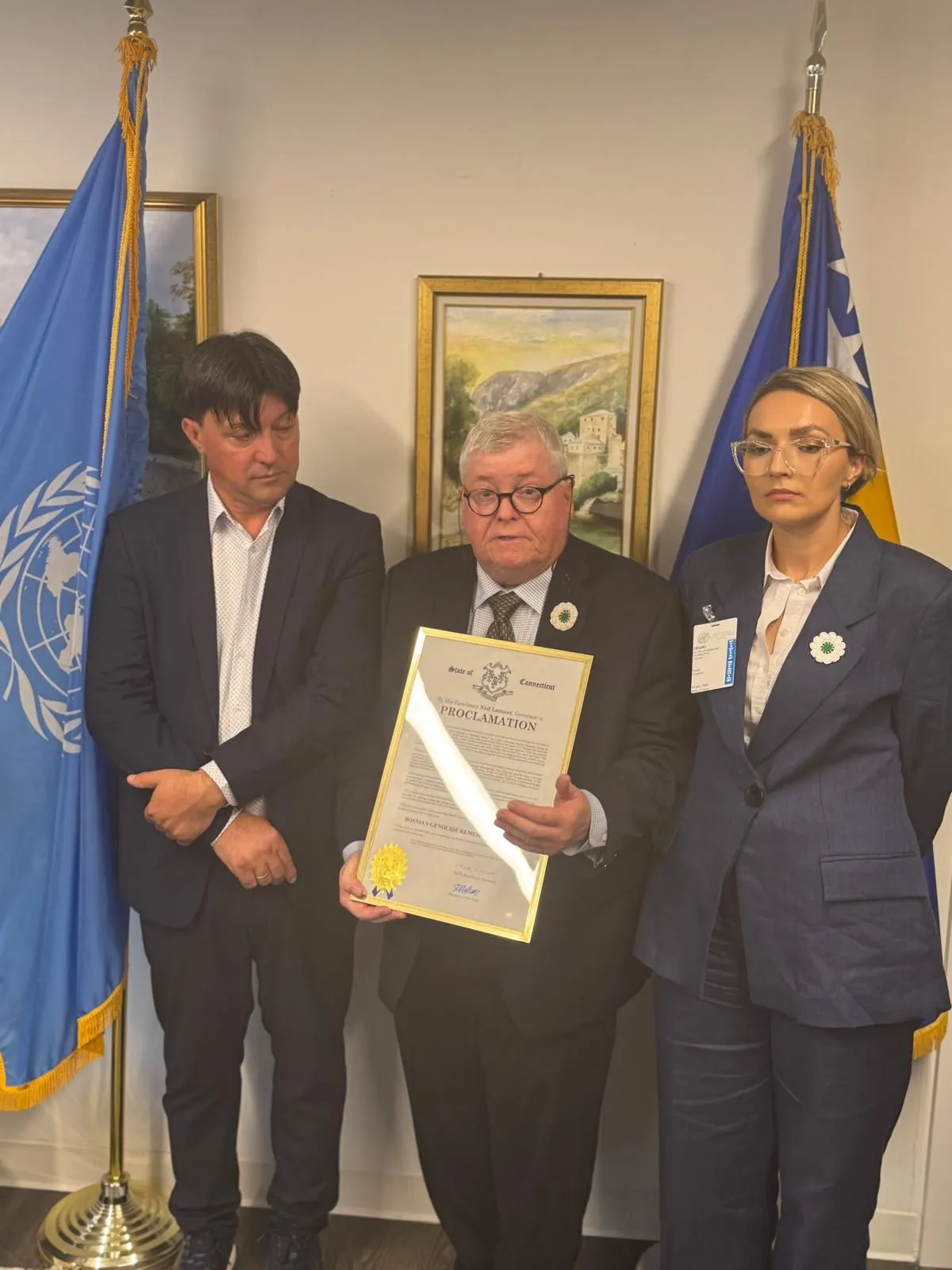 Uručenje Proklamacije Connecticuta