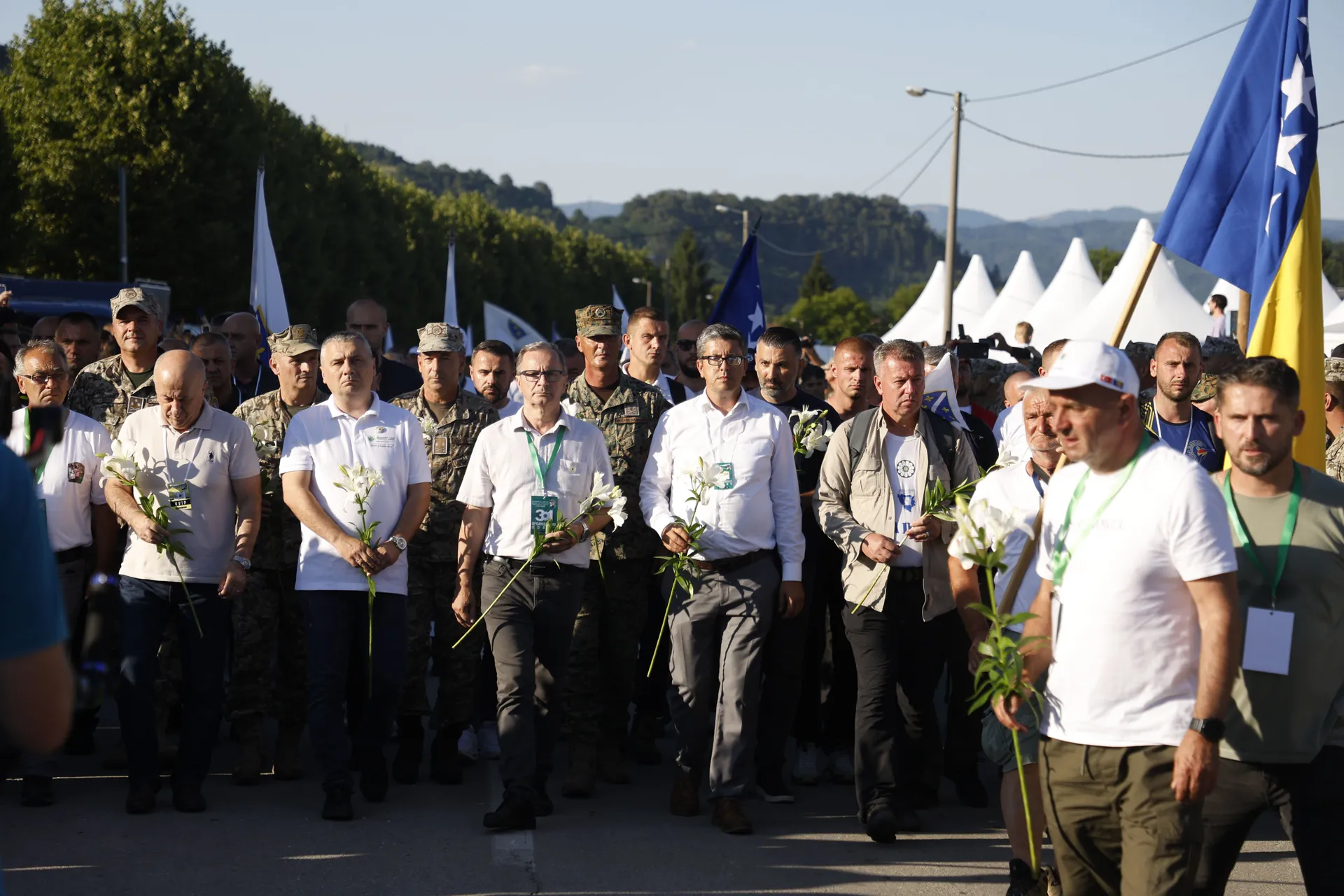 Učesnici Marša mira stigli u Potočare nakon 100 kilometara dugog puta sjećanja
