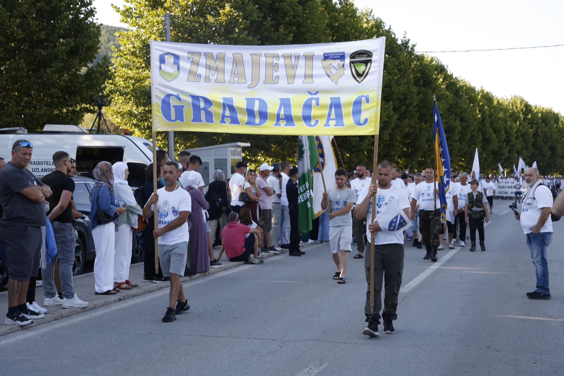 Učesnici Marša mira stigli u Potočare nakon 100 kilometara dugog puta sjećanja