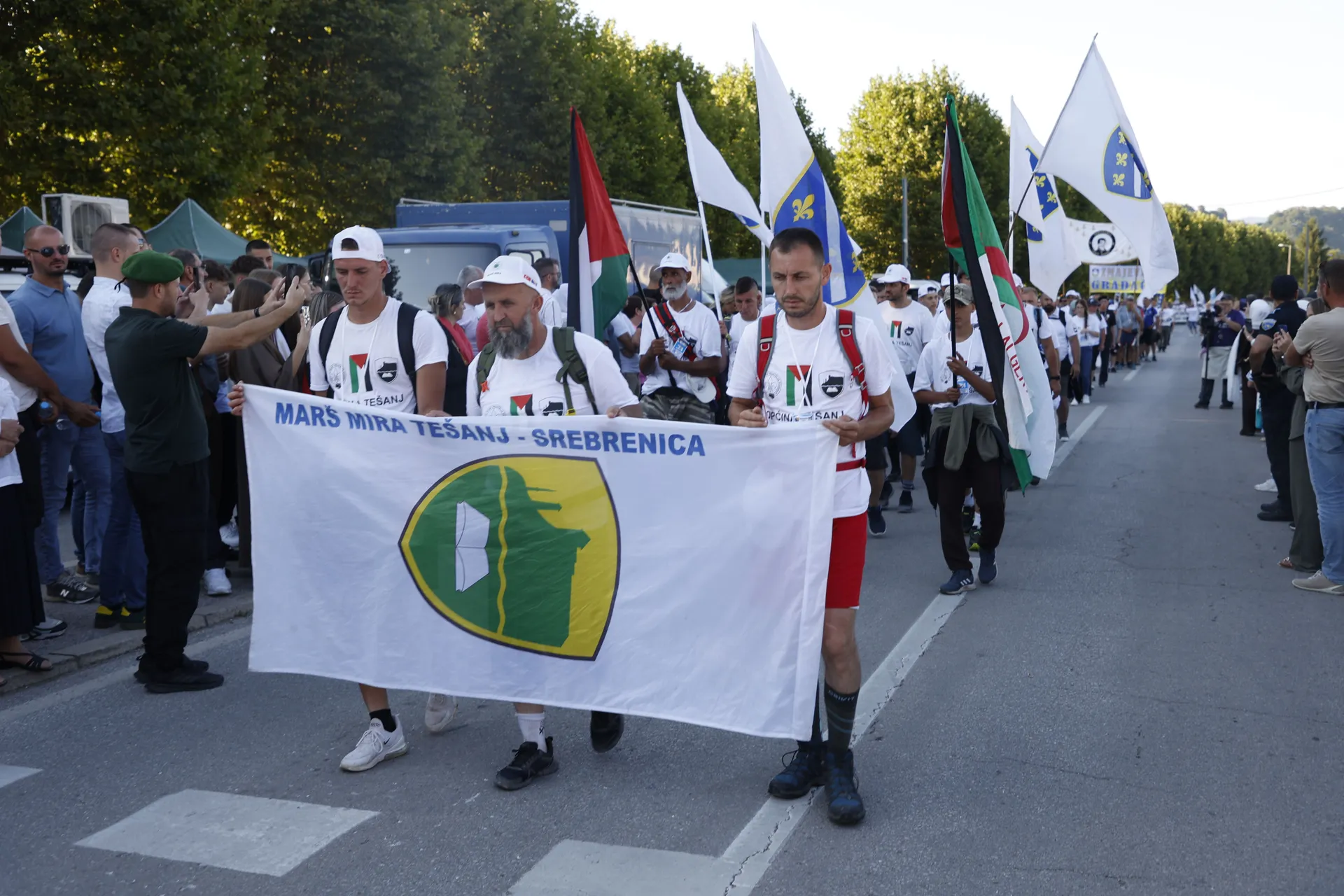 Učesnici Marša mira stigli u Potočare nakon 100 kilometara dugog puta sjećanja