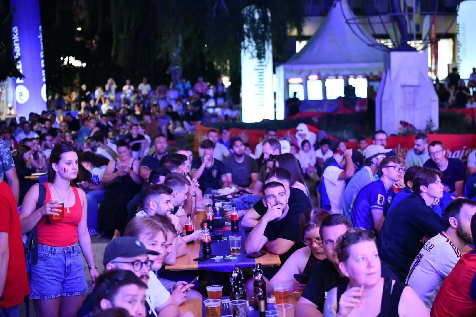 Navijači Španije i Belgije napravili pravi šou u fan zoni "I am from Bosnia"