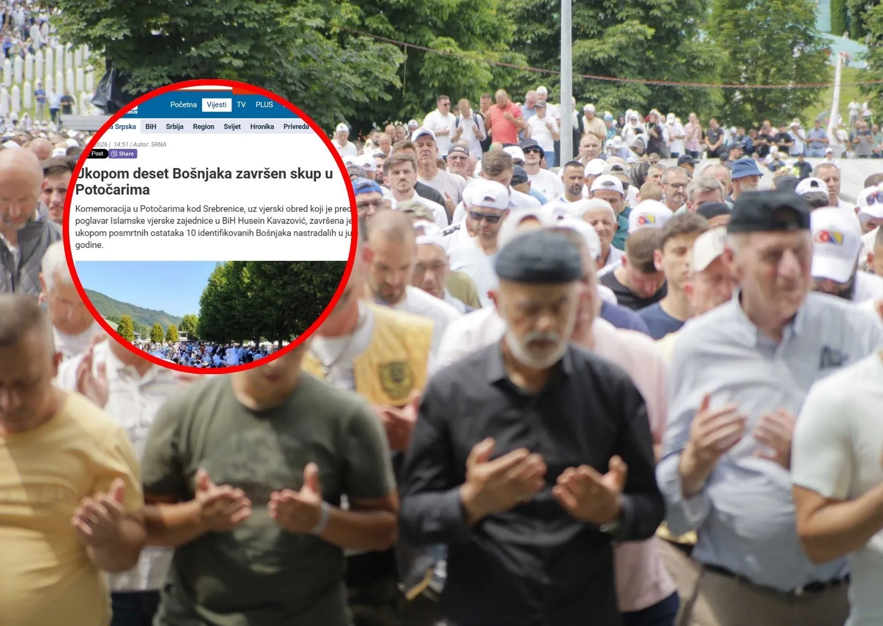 RTRS "brojao" ljiljane i zastave Turske u Potočarima, minimalizirali rang diplomata