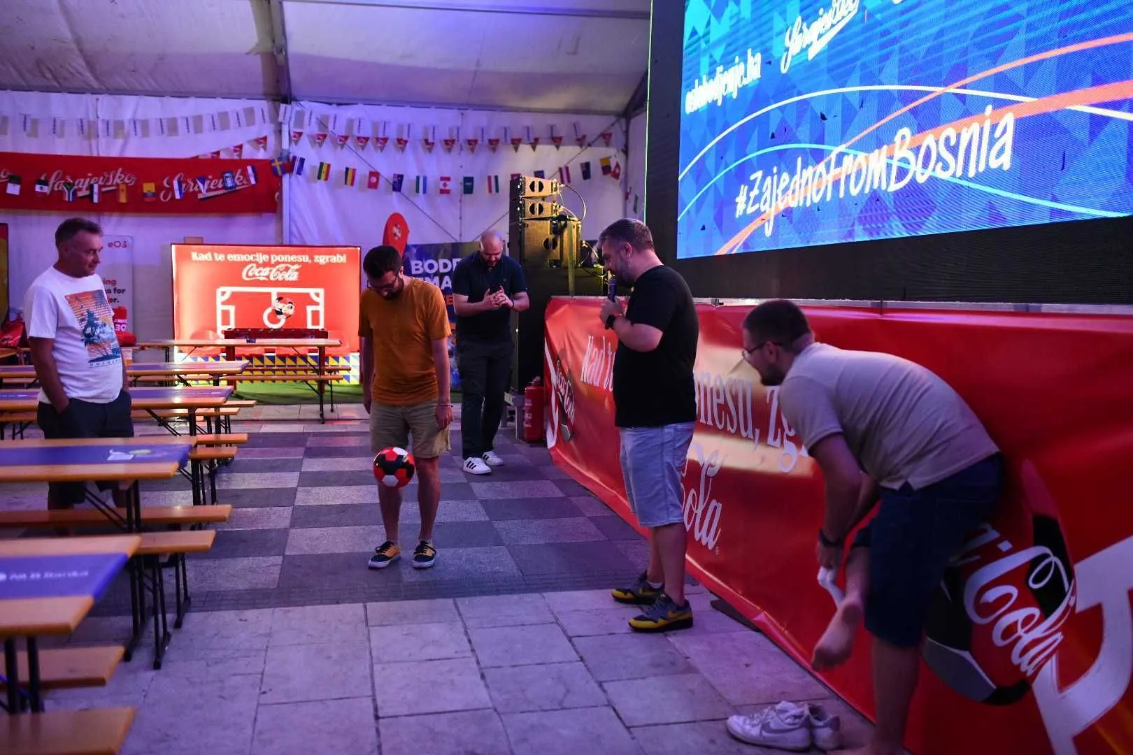 Hydration break, kviz "Oslobodi znanje", fan zona, I am From Bosnia