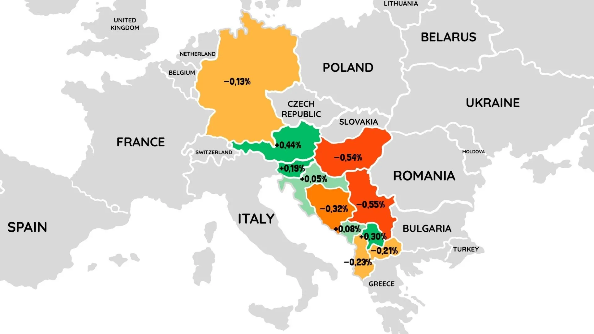 Objavljeno koliko stanovnika imaju Bosna i Hercegovina i zemlje regije