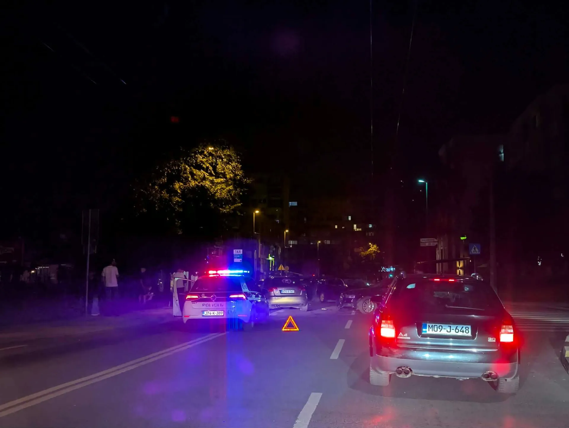 Saobraćajna nesreća u Hrasnom, jedna osoba prevezena na KUM na ukazivanje pomoći