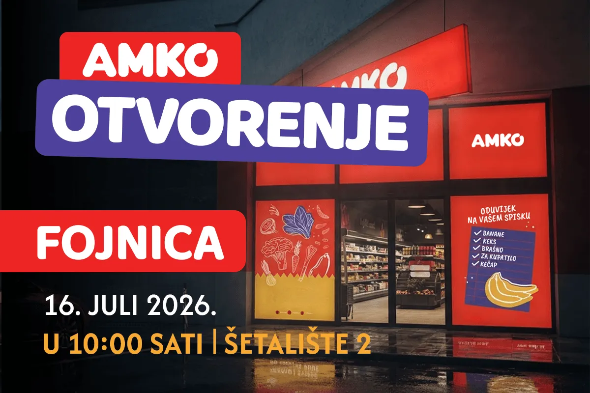 Fojnica dobija novo mjesto za kupovinu, druženje i male životne radosti, stiže Amko market