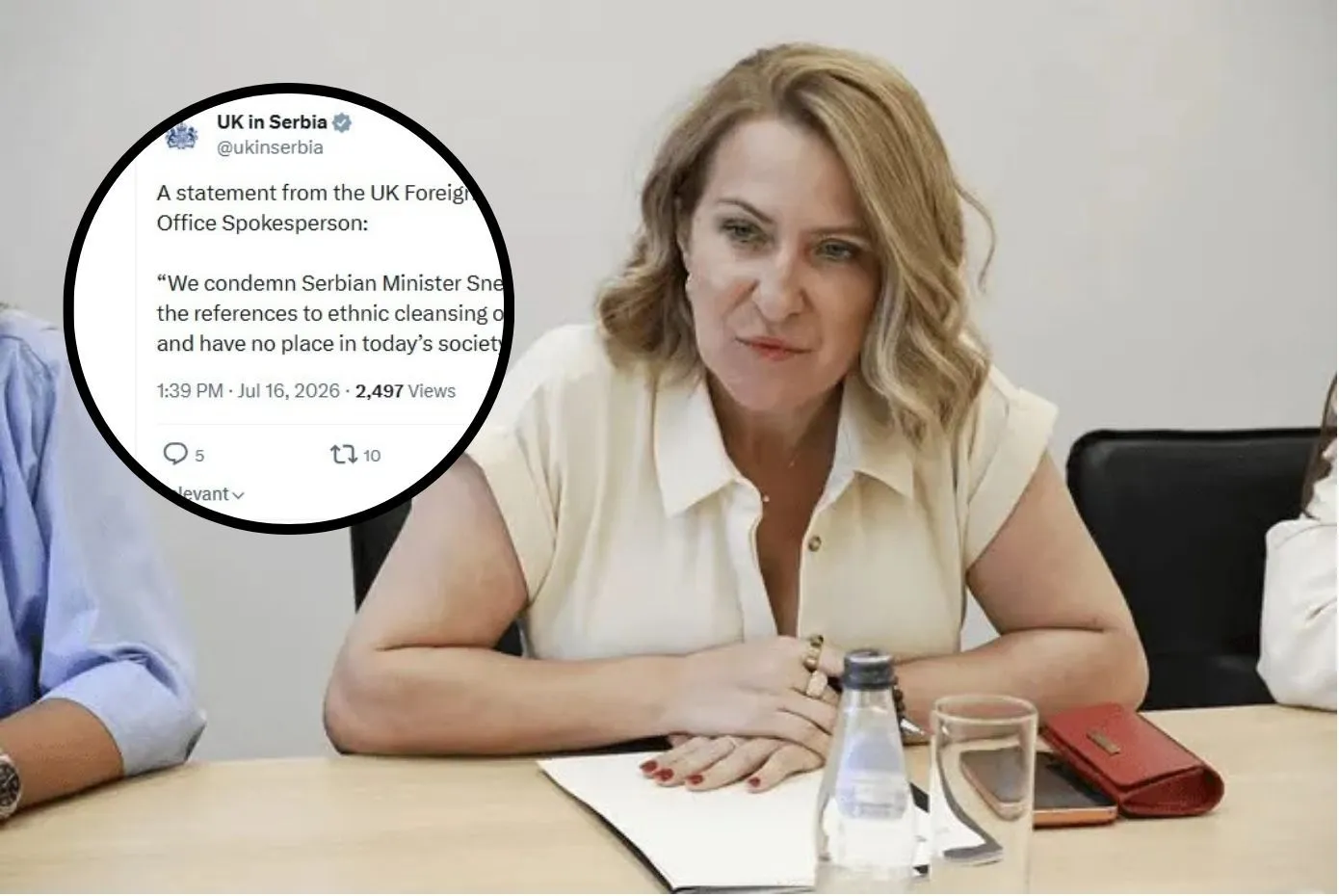 London žestoko udario na izjave srbijanske ministrice o Kosovu