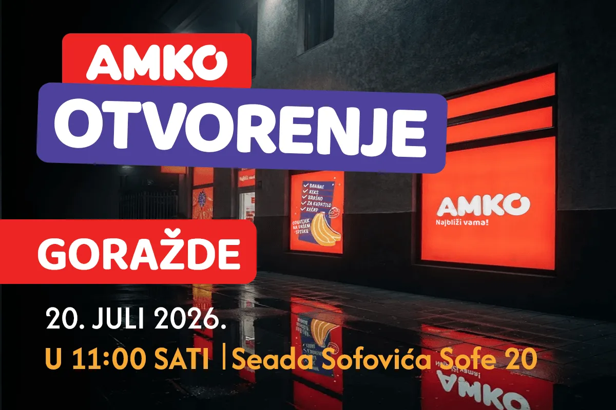 Goražde dobija još jedan Amko market – nova lokacija za još bržu i jednostavniju kupovinu