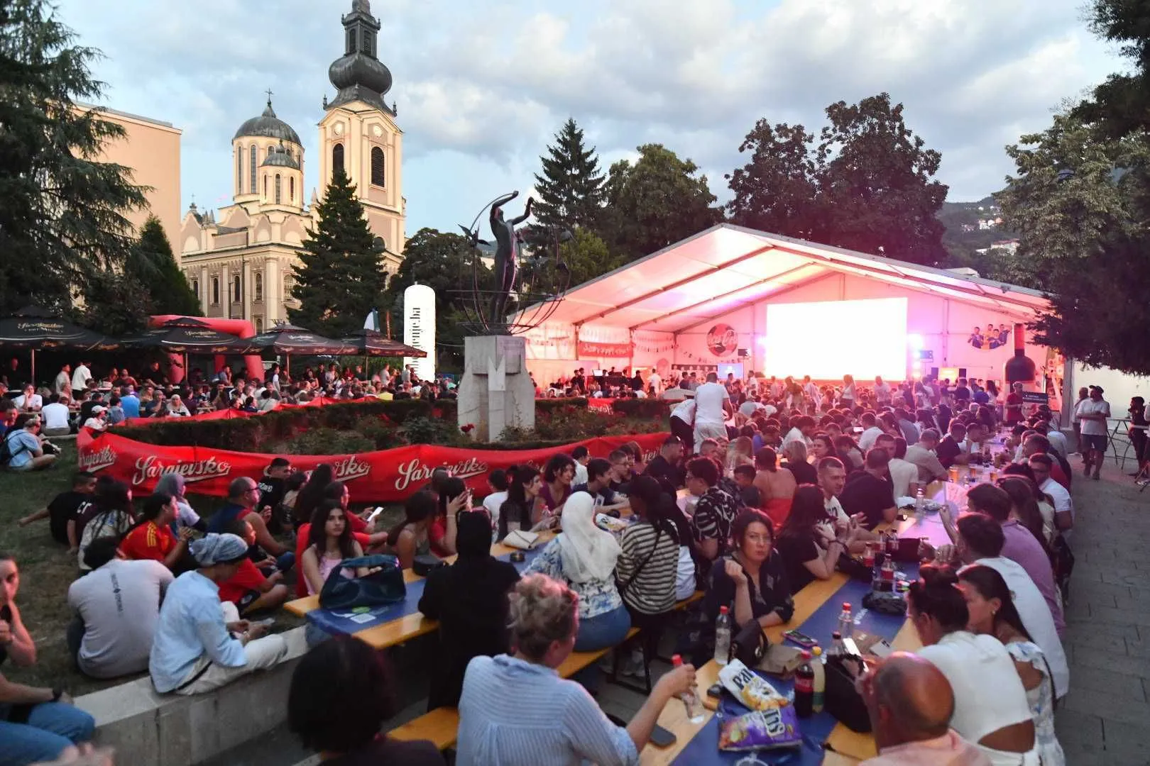 Finale Mundijala, navijačka fan-zona "I am from Bosnia"