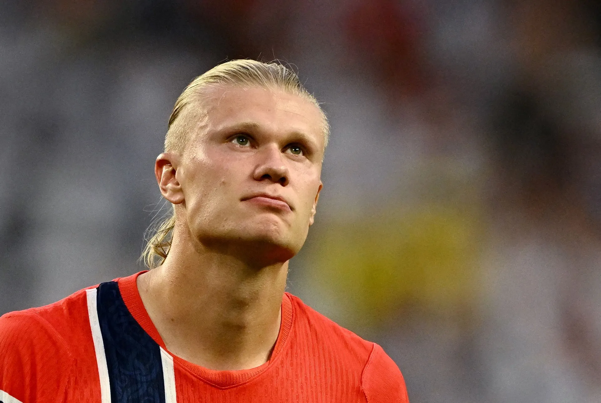 FILE PHOTO: Soccer Football - FIFA World Cup 2026 - Quarter Final - Norway v England - Miami Stadium, Miami Gardens, Florida, U.S. - July 11, 2026  Norway's Erling Haaland looks dejected after the match as Norway are eliminated from the World Cup REUTERS/