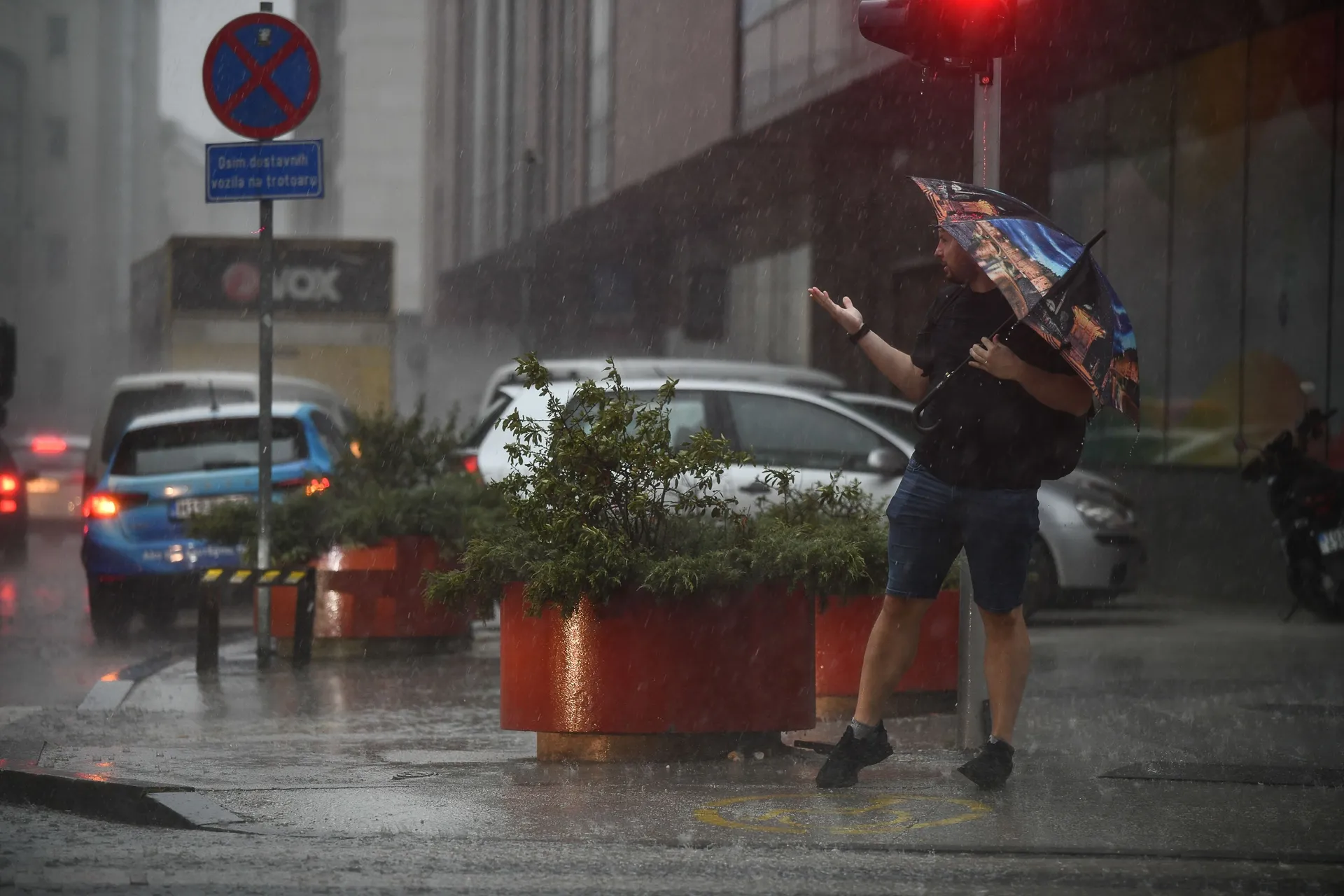 Kiša u Sarajevu