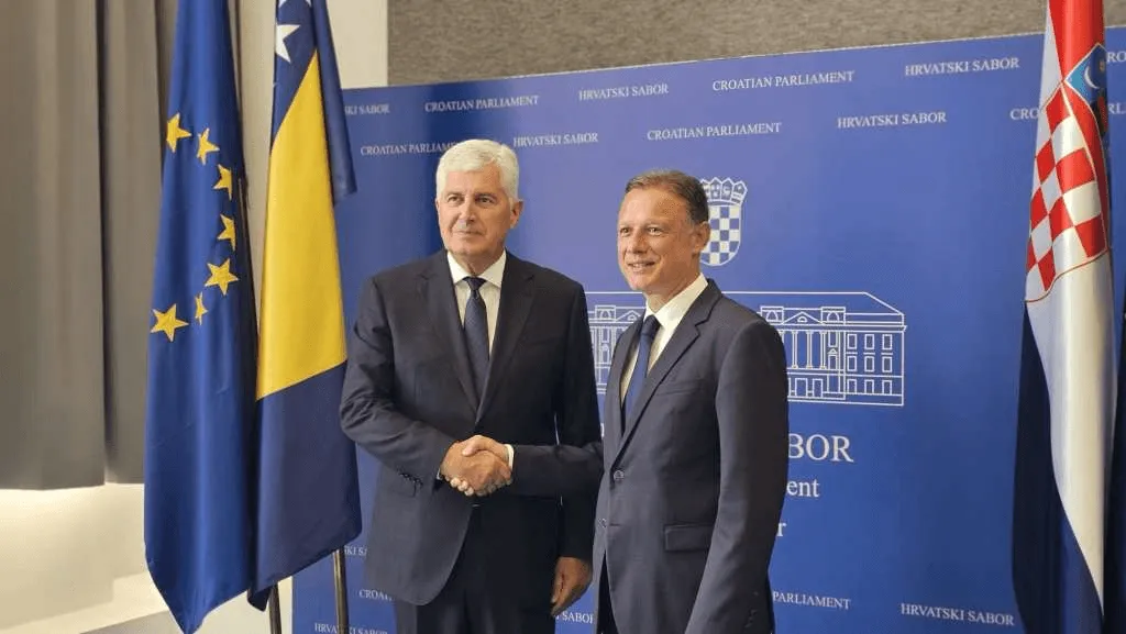 Čović i Jandroković iz Zagreba poručili da je izborni zakon važan za stabilnost BiH