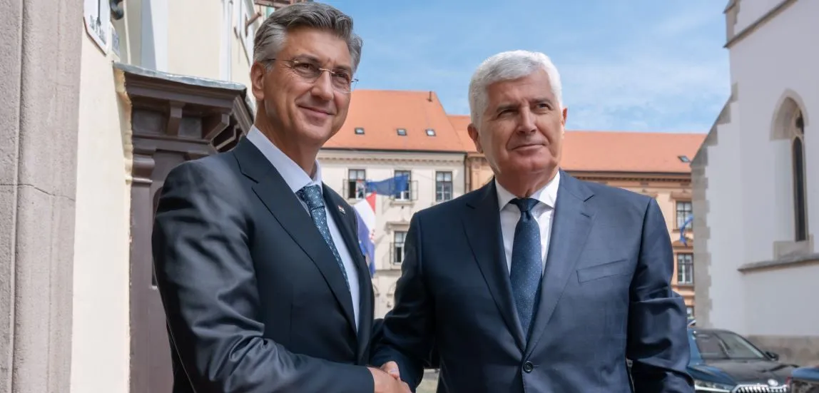 Plenković sa Čovićem u Zagrebu, poručio da su izbori važan politički trenutak za BiH