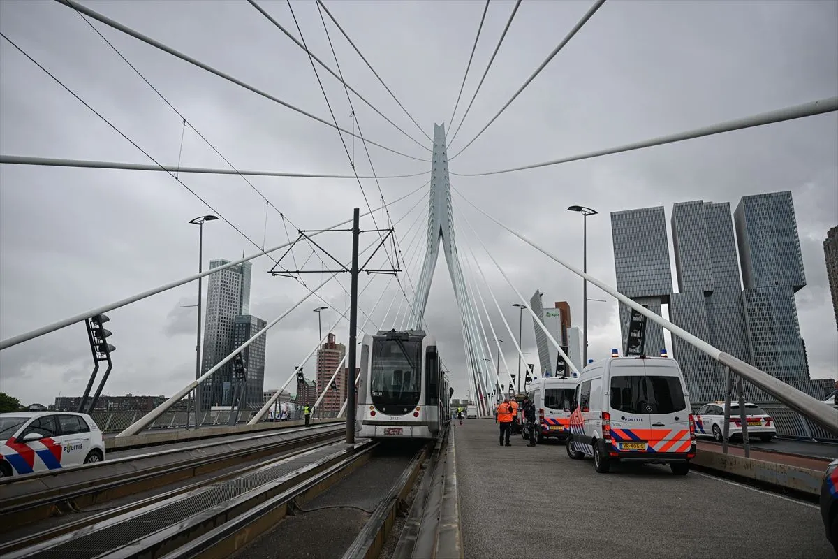 Sudar tramvaja u Rotterdamu
