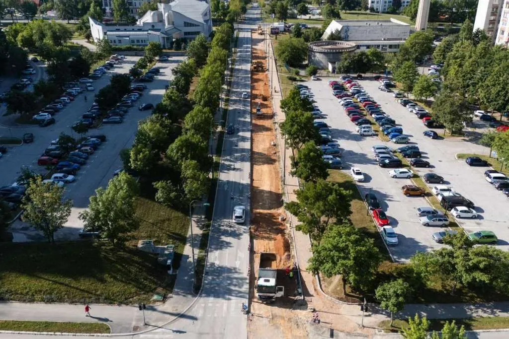 Obnova Ulice Ive Andrića teče prema planu, u augustu slijedi nova faza radova