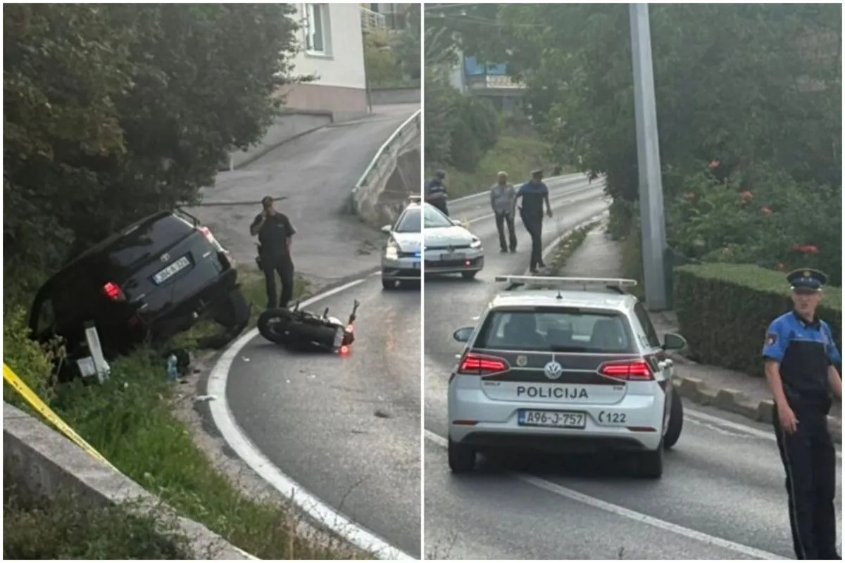 Žestok sudar automobila i dva motocikla na Kobiljoj Glavi, povrijeđene dvije osobe