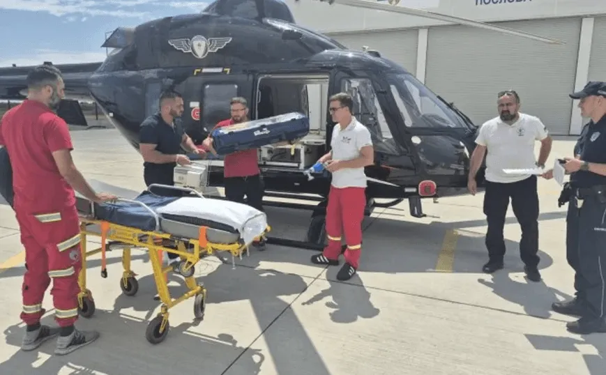 Helikopterom MUP-a RS hitno prevezena beba iz Mostara u Beograd