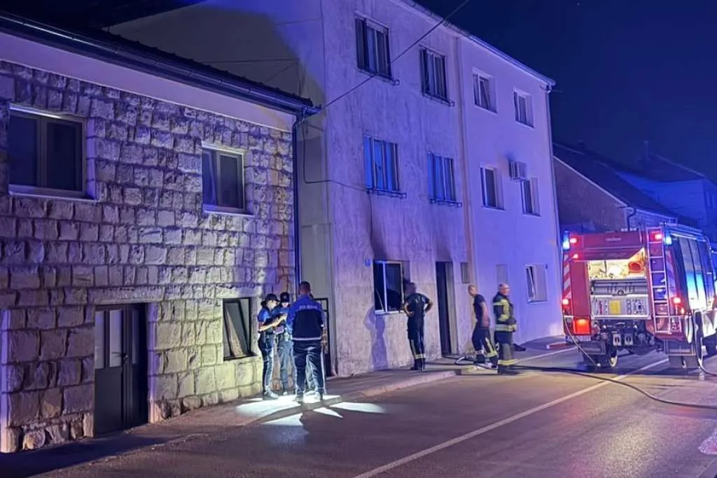 Vatrogasci spriječili katastrofu u Tomislavgradu, mladić uhapšen zbog dva požara