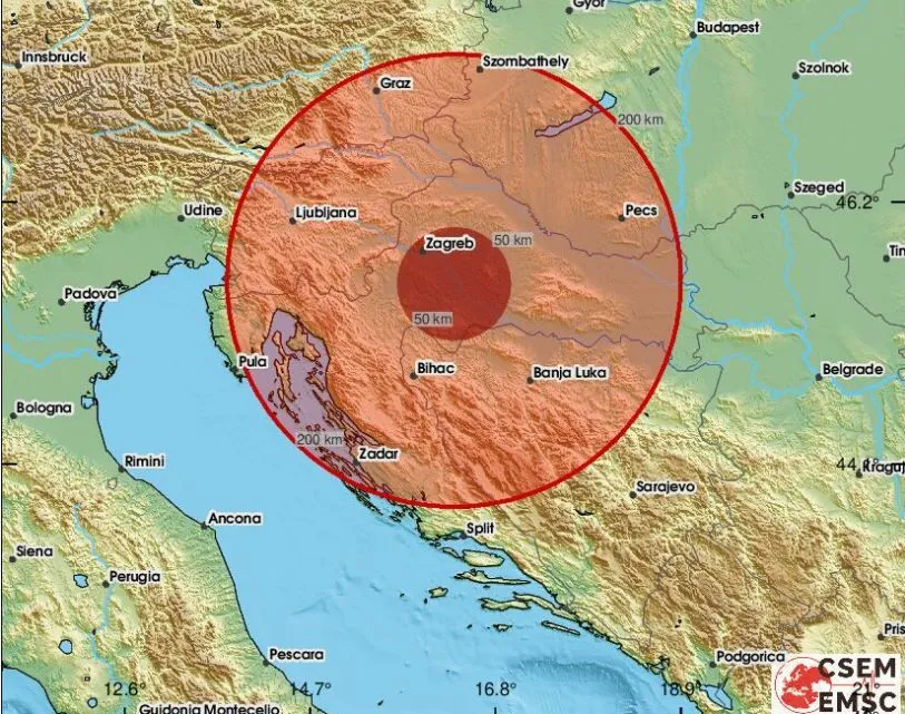 Zemljotres u bh. komšiluku, osjetio se i u BiH: "Kao da je pukla bomba"