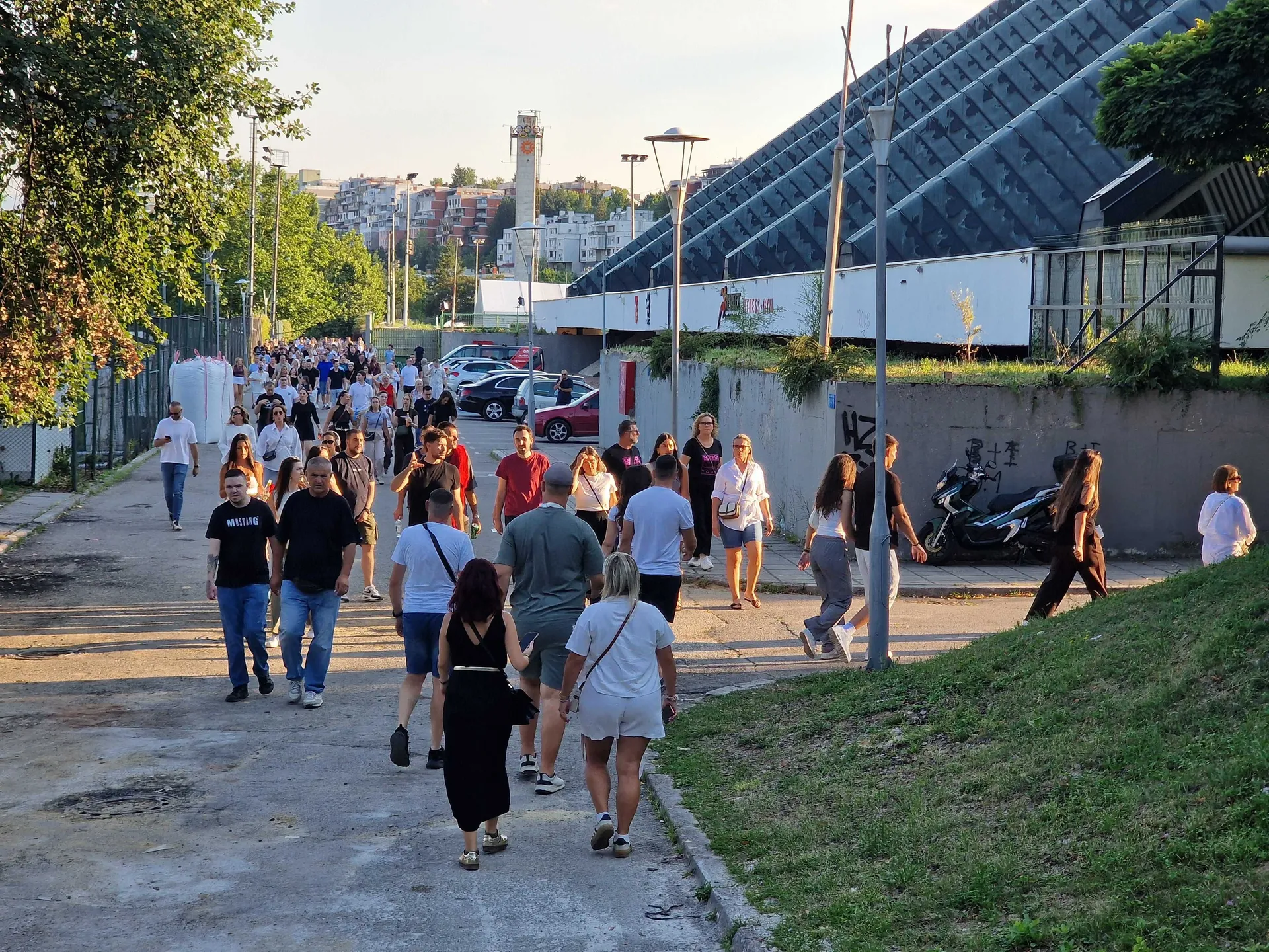 Velika gužva ispred Koševa