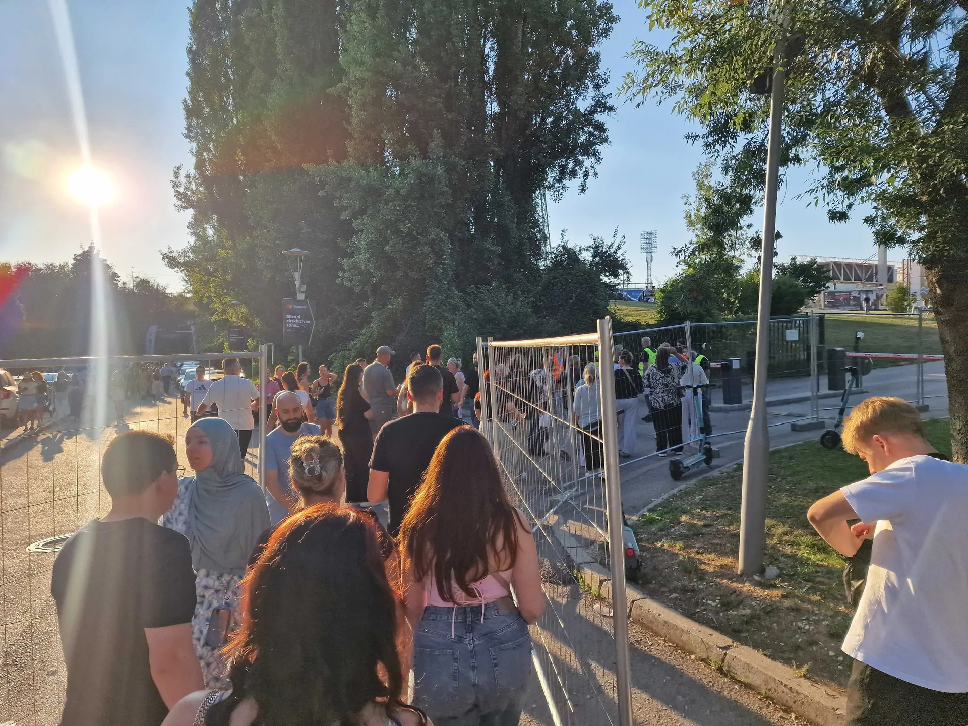 Velika gužva ispred Koševa
