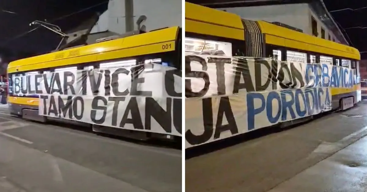 Poruka Manijaka na tramvaju