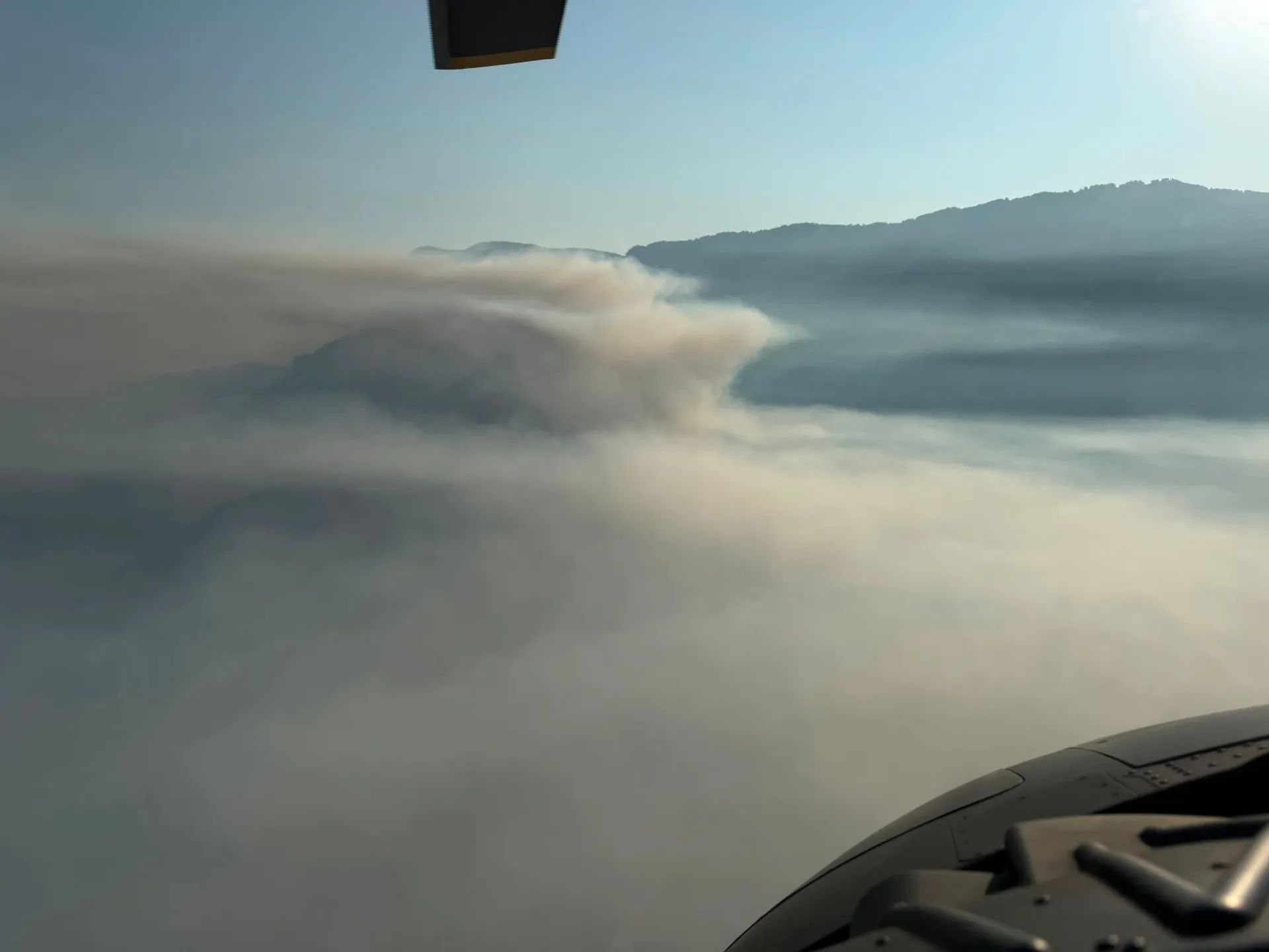 Požar u Konjicu, helikopter OS BiH